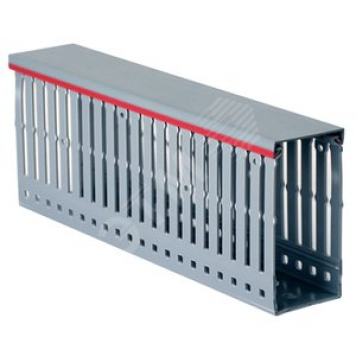 Короб перфорированный RL12 25x60 серый QUADRO (00136RL)