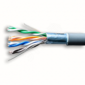 Витая пара FTP 4 пары AWG 24 Cat.5e внутренняя CCA (FTP 4x2x0,5 In/CCA)
