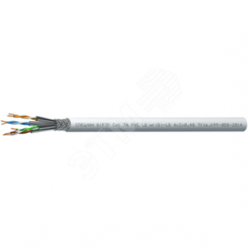 Кабель СПЕЦЛАН S/FTP Cat 7А PVC LS нг(D)-LS 4х2х0,48