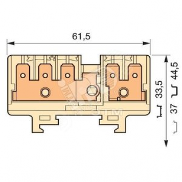 Клемма quick-connect HD6/9.3G.2G (ENT1SNA160563R0000)