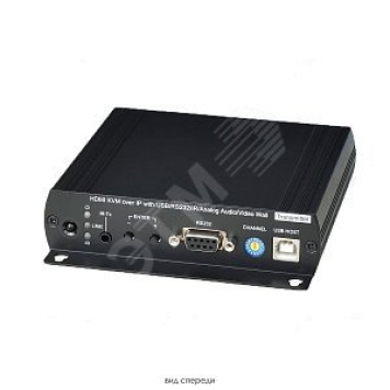 Передатчик KVM - HDMI, USB, аудио, RS232 и ИК сигналов по Ethernet до 150м (HKM02BT)