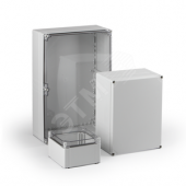 Cubo O 200 x 300 x 185 мм, глухая стенка, серая крышка, PC, IP 66/67, вкл. Вставка рамная (OPCP203018G)