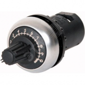 Потенциометр 1 кОм, IP66, черное лицевое кольцо, M22S-R1K