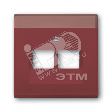 SOLO Крышка розетки телеф. x 2 RD (BJE1803-02-87)