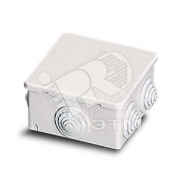 Коробка распределительная 80х80х40 герметичная IP44 (00810)