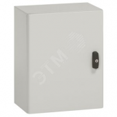 Шкаф металлический Atlantic IP55 IK10 RAL7035 500x400x250 вертикальный (35507)
