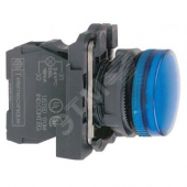 Лампа сигнальная 22мм 230/240V синяя (XB5AVM6)