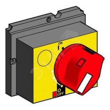 Рукоятка управления черная GV7AP04