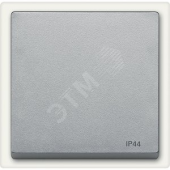 Merten Клавиша 1шт алюминий IP44 (MTN433060)