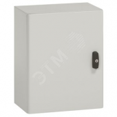 Шкаф металлический Atlantic IP55 IK10 RAL7035 400x300x200 вертикальный (35502)