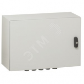Шкаф металлический Atlantic IP55 IK10 RAL7035 400x600x250 горизонтальный (35506)