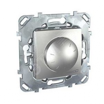 UNICAtop Диммер поворотный 400W в рамку алюминий (MGU5.511.30ZD)