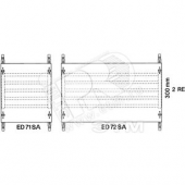 Модуль шин 12x5 ED71SA 250x300мм