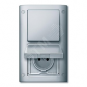 Aquades Клавиша 1шт IP44 алюминий (MTN343160)