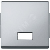 Aquades Клавиша 1шт с подсветкой IP44 алюминий (MTN343860)
