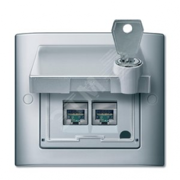 Aquades Рамка 1 пост IP44 алюминий