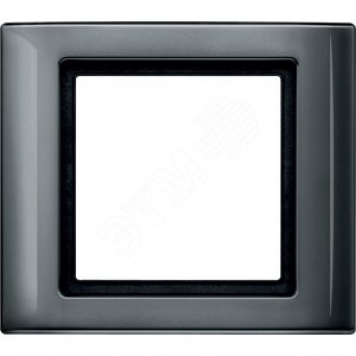 Aquades Рамка 1 пост IP44 антрацит (MTN400114)