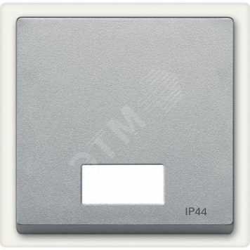 Sys M Клавиша 1шт с индикацией IP44 алюминий (MTN433760)