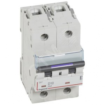 Выключатель автоматический DX3 50кА 10А 2П D