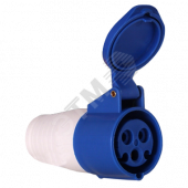 Розетка кабельная 16А 2Р+Е IP44 переносная 220В (ps-213-16-220)