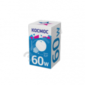 Лампа накаливания декоративная ДШ 60вт 230в E27 матовая (шар) Космос