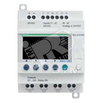 Модульное реле Zelio 10вх/вых 240В АС (SR3B101FU)