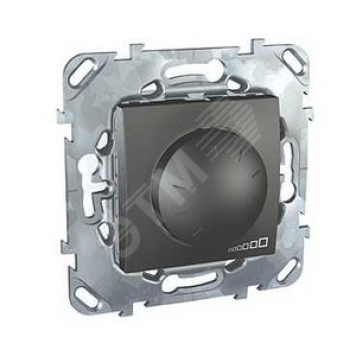 UNICAtop Диммер поворотный 400W в рамку черный (MGU5.511.12ZD)
