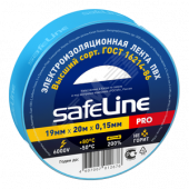 Изолента ПВХ синяя 19мм 20м Safeline