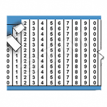 BRADY Маркер WM-0-9 (18шт) 25шт