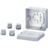 Коробка распределительная пустая 98х98х61 IP55/IP65 серая (D 9040)