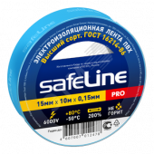 Изолента ПВХ син.15мм 10м Safeline (9359)