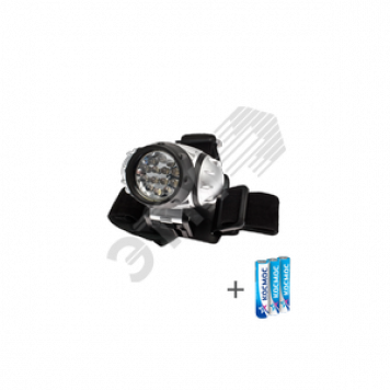 Фонарь налобный KOC-H14-LED, 14 LED, 3 батарейки ААА, 130Lm, Космос (KOC-H14-LED)