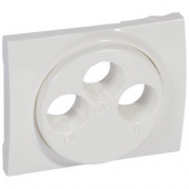 Galea Life Панель лицевая для розетки телевизионной RD-SAT white (771073)