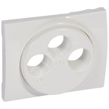 Galea Life Панель лицевая для розетки телевизионной RD-SAT white (771073)