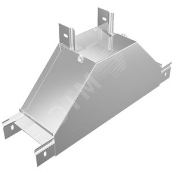 Т-отвод вертикальный 80х600 мм вверх c разворотом трассы на 90 гр. ПЛЮС (PL3684)
