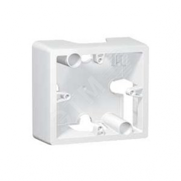 Galea Life Коробка накладная 1 пост горизонтальный монтаж white (771096)