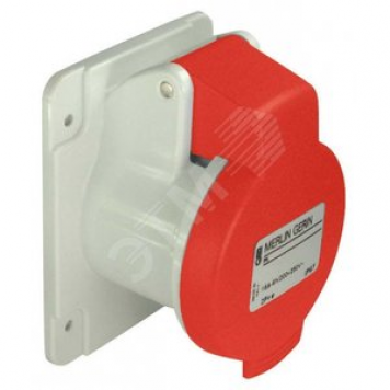Розетка кабельная 32А 3Р+N+Е IP44 скрытая 380В винтовая (PKF32G435)