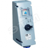 Розетка кабельная 32А 2Р+E IР44 в боксе CEWE (232 MPR6)