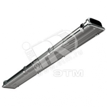 Светильник люминесцентный INOX 2x36 HF накладной IP65 ЭПРА нержавеющая сталь 0.8 мм