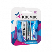 Элемент питания LR20 (D) 1.5V Alkaline 2BL Космос