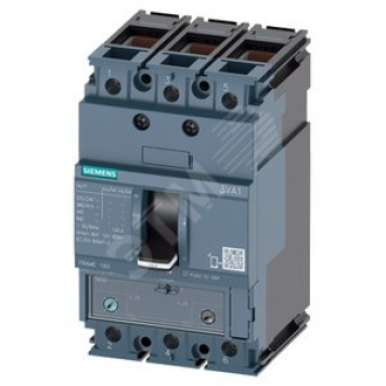 Выключатель в литом корпусе 3VA1 IEC типоразмер 160 класс отключающей способности M ICU=55кА 415В 3P TM240 ATAM IN=32A