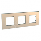UNICA QUADRO Рамка 3 поста медь (MGU6.706.56)