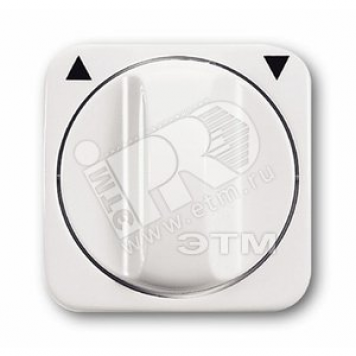 Центральная плата с ручкой для переключателя на 3П 2710 U Reflex SI альпийский белый (2542 DR/01-214)