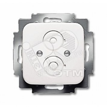 Центральная плата с суппортом Reflex SI альпийский белый (2530-214)