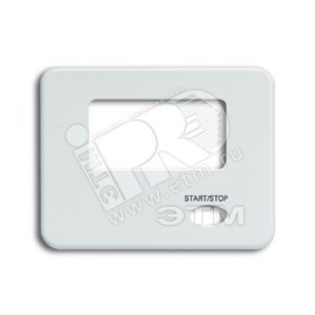 ALPHA Накладка для таймера с обратным отсчетом 6465U открыта только клавиша СТАРТ/СТОП белый матовый (1724-0-2612)