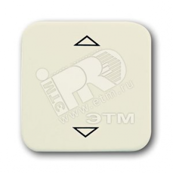 DURO Клавиша для выключателя Буш-Жалюзиконтроль 6411U-101/6411U/S-101/6418 реле 6402U белый (6430-212-102)