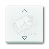 SOLO/FUTURE Клавиша для выключателя Буш-Жалюзиконтроль 6411U-101/6411U/S-101/6418/реле 6402U антрацит (6430-81-102)