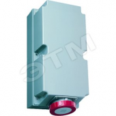 Розетка монтажная на поверхность 125A 3P+N+E IP67 4ч (4125RL4W)