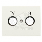 OLAS Накладка TV/R розетки белый жасмин (8450 BL)