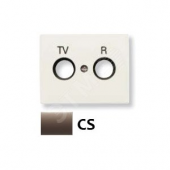 OLAS Накладка TV/R розетки папирус (8450 CS)